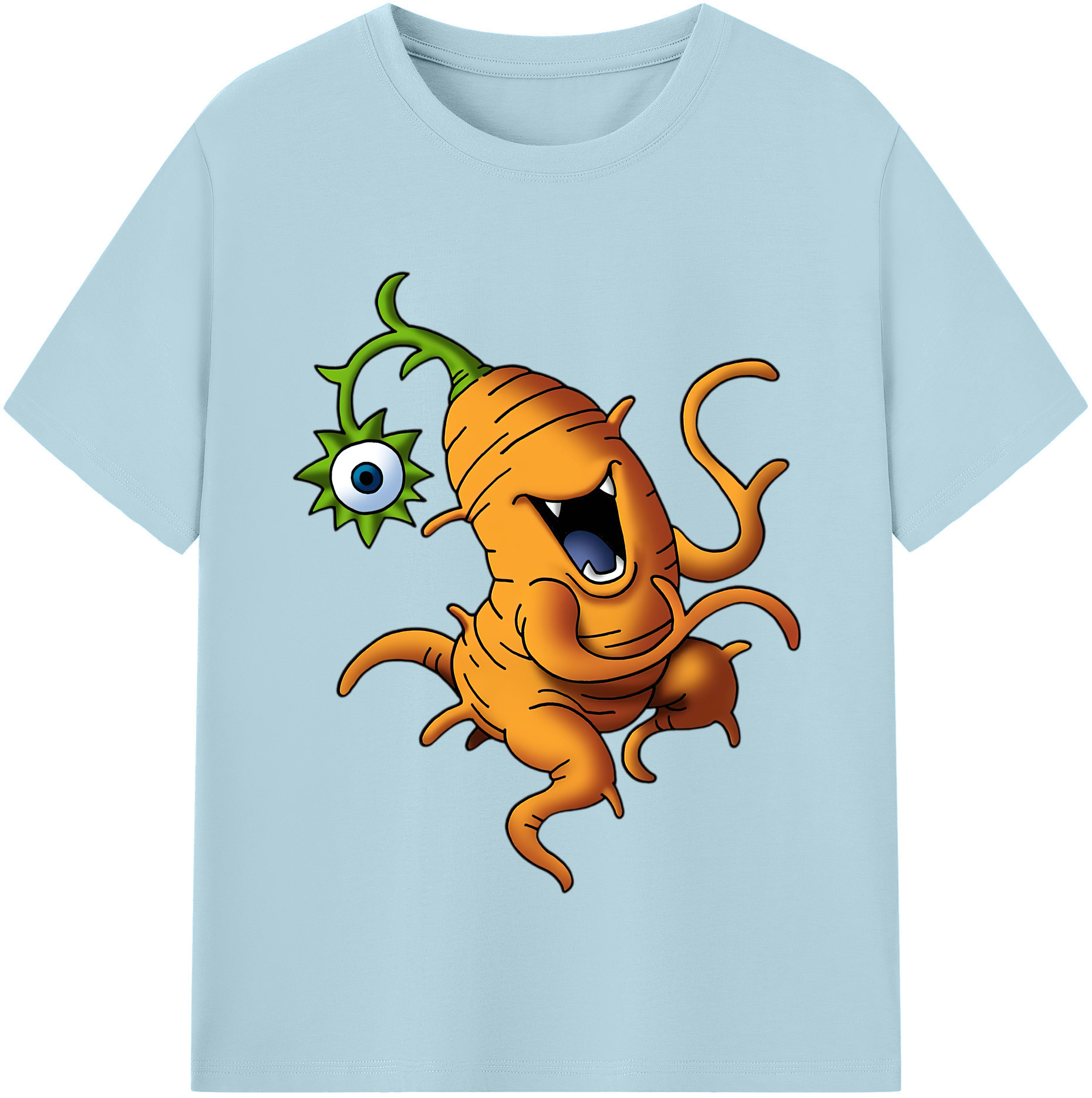 （画像用） ドラゴンクエスト Doragon Kuesuto Dragon Quest 綿100％半袖Tシャツ（フロントプリント）